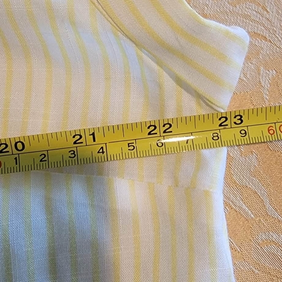 Fortune + Ivy Women's Light Yellow Button-Down Shirt - Picture 10 of 10